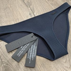 NEW Triangl ribbed navy blue bikini bottoms